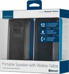 Insignia- Portable Bluetooth Speaker Pair With Built-in Walkie-talkies Black. Fixed Price $44.99.