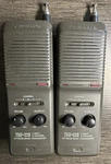 One Pair Realistic TRC-223 WATT/3 Channel Cb Transceiver Radios Untested. Fixed Price $36.00.