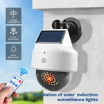 Solar Power Dummy Camera Fake Security Cctv Dome With Flashing Red Light. Fixed Price $17.99.