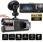 1080P 3 Channel Dash Camera For Car Front And Rear Inside With Night Vision New. Fixed Price $150.00.