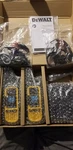 Dewalt 1DXFRS800-SV1 Two-way Radios With Headsets And Charger .. Fixed Price $139.00.