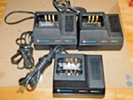 3 Motorola NTN4864B Battery Chargers, Kenwood. Fixed Price $35.00.