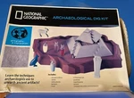 2002 National Geographic Archaeological Dig Kit Pyramid Mummy Canopic Jars Nisb. Fixed Price $16.00.