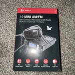 Cobra 19 Mini Cb Radio - Am/fm, 40 Channels, Watt, New, Sealed. Fixed Price $55.00.