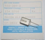Maxon CP-0510 Radio Frequency Crystal Receive 154.570 Mhz. Fixed Price $10.99.