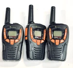 Lot Of Cobra ACXT345 Hd Two Way Single Walkie Talkie - Black/orange Used. Fixed Price $29.00.