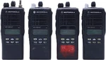Lot Of 4 Motorola HT1250LS+ AAH25SDH9DP5AN Walkie Talkie Radios *no Batteries*. Fixed Price $136.00.