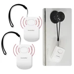 Securityman Door Handle Alarm With 130DB Vibration Triggered Portable Al.... Fixed Price $52.01.