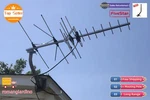 Yagi Outdoor Tv Antenna 250 Mile For Strong, Weatherproof Vhf Uhf Fm Pole. Fixed Price $37.24.