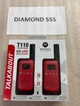 Motorola Talkabout T110 22-CHANNEL Walkie Talkies Pair Red 8831. Fixed Price $32.00.