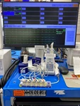 Ge Apex Pro Fh Transmitter W/SP02 Biomed Certified Central Station W/strip. Fixed Price $950.00.