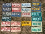 21 Vintage Ham Radio Vanity License Plates (sold Set) 1963-1974. Fixed Price $295.00.