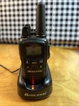 Midland X-talker T71A Two-way Radios W/ Charging Dock Set Of 2 Works Euc. Fixed Price $29.99.