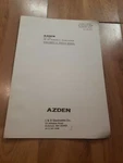Azden PCS-300 2M Fm Transceiver Service Manual. Fixed Price $18.99.