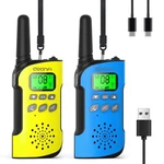 Rechargeable Kids Walkie Talkies Set With Led Flashlight Vox, For Adults Hiking. Fixed Price $39.99.