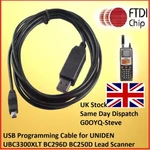 Usb Programming Cable Uniden UBC3300XLT BC296D BC250D Ftdi Lead Scanner Ham. Fixed Price $40.34.
