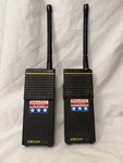 2 Vintage Jobcom Jbc 15 Way Professional Mini Radio Walkie Talkie. Fixed Price $25.00.
