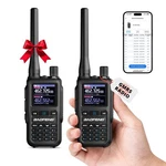 Mini Gmrs Handheld Radio Walkie Talkie, Bluetooth App, Long Range, 2 Pack, 999. Fixed Price $79.99.