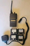 Kenwood TK-330 Uhf Fm 10 Channel Transceiver 2 Way Radio W/ 4 Batteries And Mic. Fixed Price $130.00.