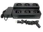 Icom BC-121N 6-UNIT IC-A6 Vhf Air Band Radio Charger W/BC157S Ac Adapter. Fixed Price $150.00.