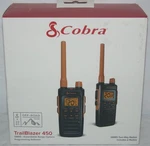 New Cobra Trailblazer 450 Gmrs IP54 2-WAY Radio Pack Black/orange. Fixed Price $99.99.