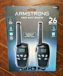 Armstrong Two Way Radios -up To Mile Range With 22 Channels- Model 57326. Fixed Price $28.55.