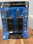 Cobra Pro Business, 22-CHANNELS 2-WAY Radios (pair) Black. Fixed Price $32.99.