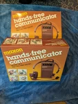 Set Of New Old Stock Maxon Hands Free Communicator Model 49S Fm 2- Way Radios. Fixed Price $37.79.