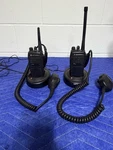 Lot Of 2 Motorola HT750 Handie-talkie Vhf 136-174MHZ Radios. Fixed Price $75.00.