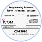Icom CS-F3020 Revision 3.4 For The IC-F3020, IC-F5010 & IC-F5020 Series Radios. Fixed Price $25.99.