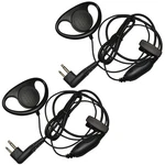 2-PACK Hqrp Shape Earpiece Hands Free Headset Mic For Motorola Radio Devices. Fixed Price $17.95.