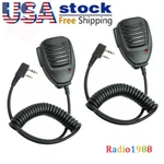2X Remote Speaker Mic Fits For 2PIN Plug UV-5R UV-82 BF-888S TK260 TK270. Fixed Price $12.99.