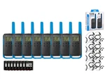 Motorola Talkabout T270 Two Way Radio Frs Walkie Talkies With Earpieces 8 Pack. Fixed Price $295.00.
