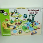 Hey! Play! Kids Construction City Train Set 58 Pcs Battery Operated New. Fixed Price $42.49.