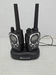 Midland Xtra GXT1000G Walkie Talkies W/charging Dock & Clips. Fixed Price $50.00.
