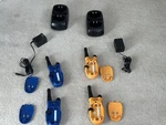 Motorola MC223R Walkie Talkie Two Way Radio With Chargers 4 Ea Needs Batteries. Fixed Price $40.00.