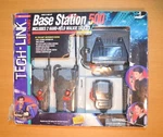 Dsi Electronics Vintage Tech-link Base Station With 2 Hand Held Walkie Talkies. Fixed Price $29.95.