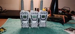 Cobra Frs Noaa 2 Way Radio Set Of 3 CXT1095FLTCW W/ Rechargable Battery & Charge. Fixed Price $35.00.