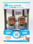 Midland X-talker 28-MILE, 22-CHANNEL Frs/gmrs 2-WAY Radios (pair) New. Fixed Price $41.79.