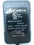 Cobra Ga-cy D9200-01 Ac Adapter Power Supply 12VDC 100MA. Fixed Price $16.76.