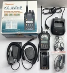 Wouxun KG-UVD1P Dual Band Multifunctional Two-way Radio Handheld Transceiver Lot. Fixed Price $185.00.