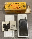 Vintage Essex Toy Walkie Talkie Radiotwo-way Model WT-303. Fixed Price $29.99.