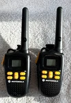 Motorola MD207R Handheld 20-MILE 22-CHANNEL Two Way Radio Walkie Talkie Tested. Fixed Price $14.85.