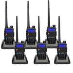 Retevis RT-5R Dual Band Two Way Radio, Walkie Talkie With Earpieces, Black. Fixed Price $198.92.