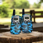 Walkie Talkie 2 Set 50 Mile T-388 Long Range Way Radio For Kids Blue. Fixed Price $19.35.