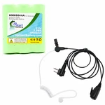 Battery & Earpiece W/ Ptt Mic For Motorola MU21CV, MU11C. Fixed Price $23.99.