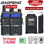 Baofeng UV-5R U/vhf 136-174MHZ Two Way Radio Dual Band Ham Walkie Talkie 3800MAH. Fixed Price $39.99.