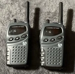 2X Audiovox FR-130 Gray Wireless 14 Channels Uhf Two Way Radio Walkie Talkie. Fixed Price $19.95.