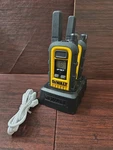 Dewalt DXFRS800 Heavy Duty Walkie Talkies 2-WAY Radio IP67 Waterproof 2-PACK. Fixed Price $59.95.