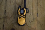 Motorola Two Way Radio Walkie Talkie Yellow Black Outdoor Communication Device. Fixed Price $29.99.